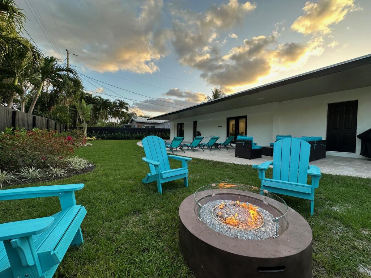 فيلا The Sun House - 3 Bed, 2 Bath, Private Pool, Fire Pit, Huge Backyard فورت لودرديل المظهر الخارجي الصورة